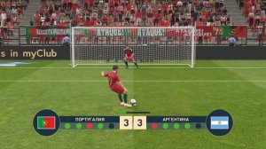 Пенальти))) РОНАЛДУ против МЕССИ  ))Португалия против Аргентины