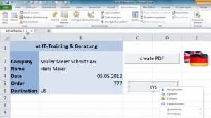 Excel - Formulare mit Schaltflächen - Wechsel der Formularsprache