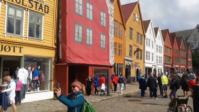 В Норвегию на машине с детьми #5 ? Водопад Steinsdalsfossen. Город Берген. Voss кемпинг.
