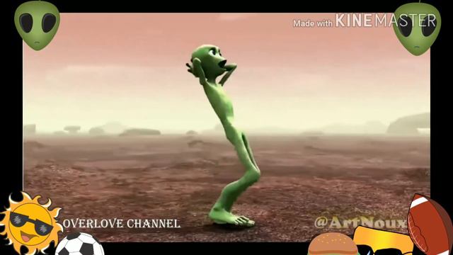 Зелёный человечек танцует! смотреть онлайн