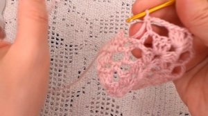 Простой ,  НО красивый узор для ШАЛИ  + обвязка , вязание крючком , crochet shawl ( шаль № 370)