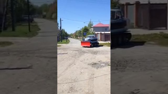 Самодельный трактор из Барнаула. смотреть онлайн