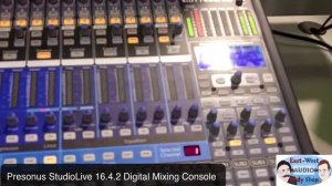 Winter NAMM 2013 Presonus StudioLive 16.4.2 digital mixing console