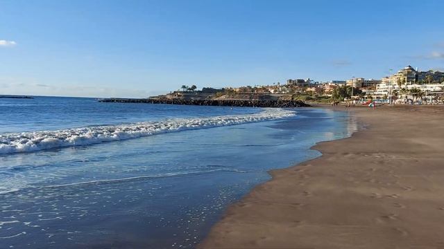 Walk Playa de Torviscas, Costa Adeje, Tenerife, Spain 2020 смотреть онлайн