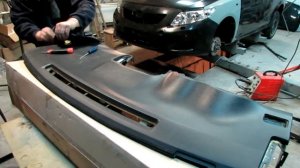 Toyota Corolla ремонт торпеды 1