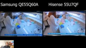 Samsung QE55Q60A VS Hisense 55U7QF или старый китаец против нового корейца