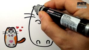 Как нарисовать КОШКУ очень легко и просто, Просто рисуем