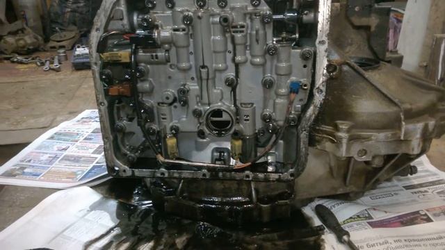 Разборка коробки U-140 часть 1 смотреть онлайн