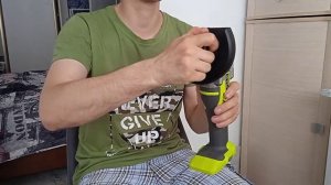 Распаковка — Угловая шлифовальная машина Ryobi R18AG7-0
