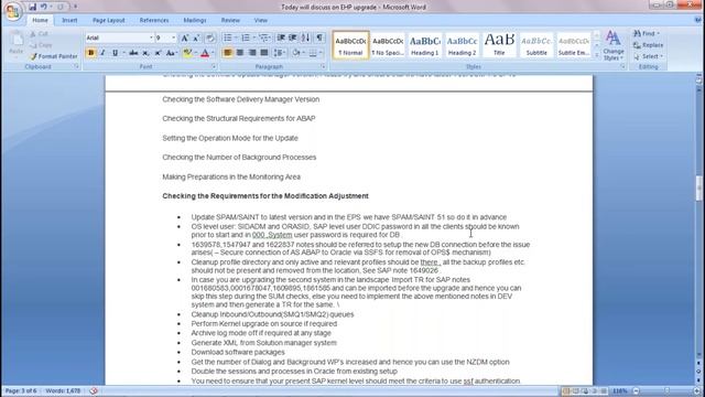 EHP Upgrade in SAP BASIS смотреть онлайн