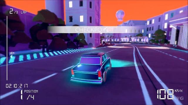 Electro Ride: The Neon Racing - Trabi 601 Gameplay PC HD 1080p60FPS