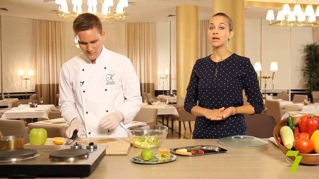 Теплый фруктовый салат. Рецепт от шеф-повара.