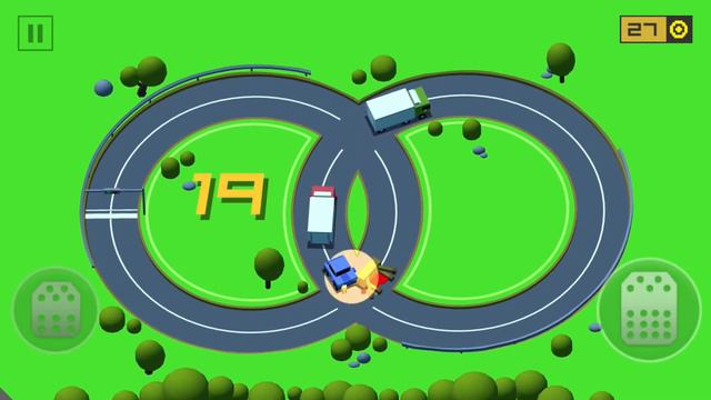 Гонки по кругу с полицией.. смотреть онлайн