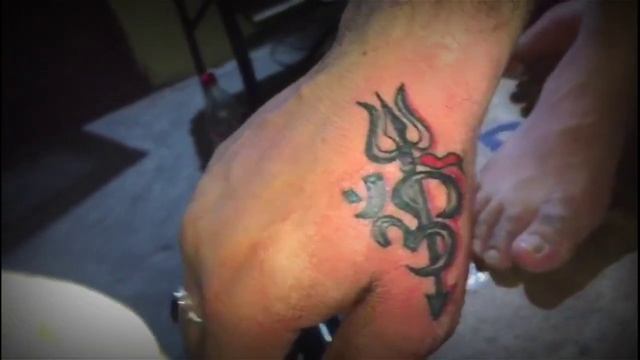 OM TRISHUL TATTOO | Hand tattoo | feat_ AJNSdaG смотреть онлайн
