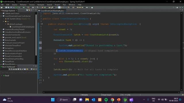 Mastering CountdownLatch in Java Multithreading: A Comprehensive Guide Easy Learning Channel смотреть онлайн