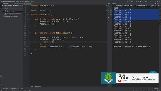 Belajar Java [Dasar] - 38 - Rekursif Bercabang смотреть онлайн