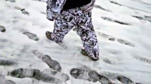 Алина Липп на замёрзшем Балтийском Море!