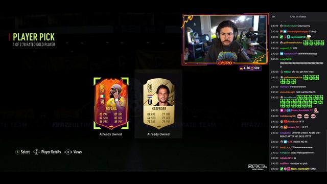 Castro1021 PACKS HEADLINERS FOFANA😱😱 - FIFA 22 Ultimate Team смотреть онлайн