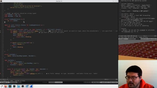 Sending UDP packets from my rust OS смотреть онлайн