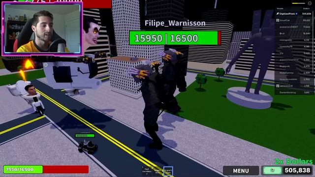 How to get UPGRADED TITAN CAMERAMAN and TITAN TV MAN MORPHS in BATHTUB: WARFARE - Roblox смотреть онлайн