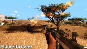 All Weapons Shown - Far Cry 2