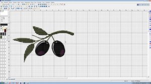 Учимся рисовать простую схему для вышивки крестом