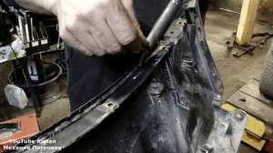 SsangYong Actyon ремонт переднего бампера Авторемонт