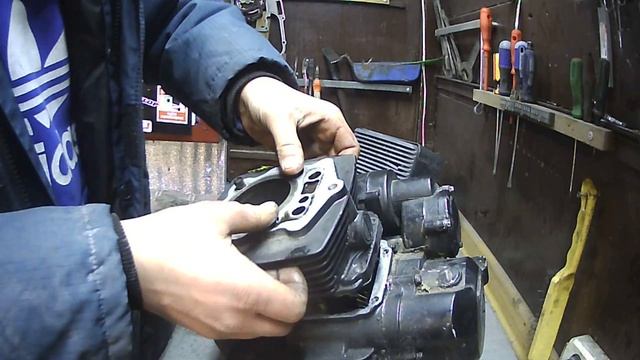 Восстановление stels delta 200 часть2 (Разборка ЦПГ и ГБЦ STELS Delta 200 и Racer Magnum RC200)