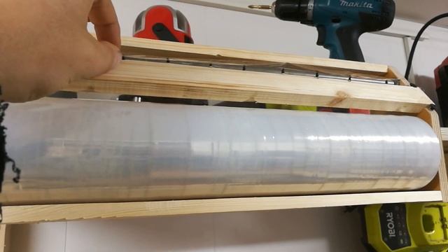 Диспенсер для стрейч-пленки и потолочный удлинитель в мастерскую. смотреть онлайн