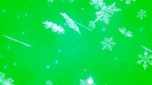 Футаж Снежинки 2 хромакей