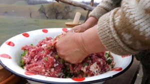 Традиционные говяжьи котлеты в деревенском стиле Азербайджанская Кухня Деревенская Кухня  Рецепты