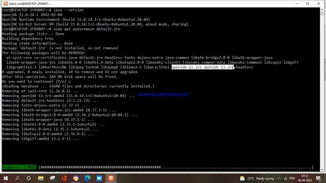 how to uninstall java in ubuntu