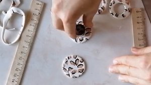 Леопардовые серьги своими руками из полимерной глины #полимернаяглина #серьги #handmade #polymercla