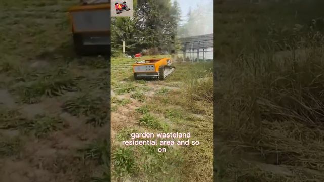 gasoline engine self propelled all terrain cutting width 800mm remote mower for hills смотреть онлайн