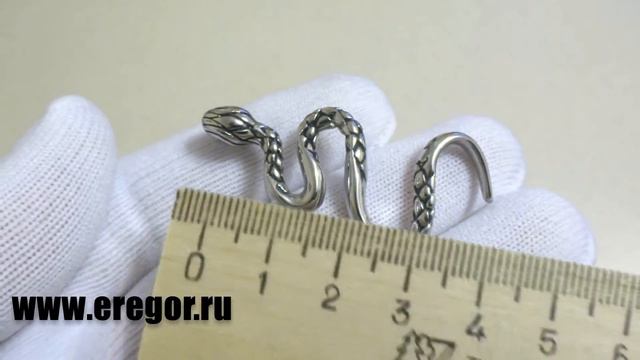 Оригинальный, стильный кулон "Змейка" P0050F