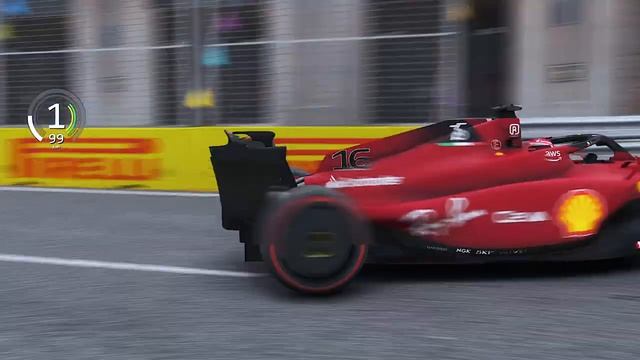 100000 HP Ferrari F1 2022 vs Red Bull F1 2023 RB19 - Azerbaijan Grand Prix Baku