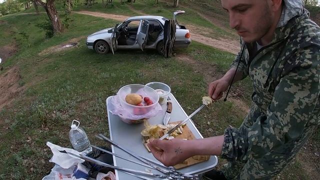 Рыбалка.Ловля на донку.Походная кухня.