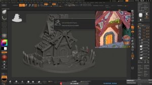 Стилизованная мельница. Часть 7- Highpoly