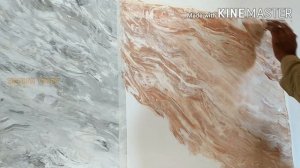 Wall Putty Marble create by hand.Paint marble.Danish Paint & tech