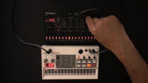 Roland AIRA S-1 Tweak Synth - Preset Jam with Korg Volca Sample