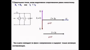 Параллельное соединение активного сопротивления, индуктивности и емкости