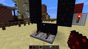 Minecraft - механизмы №3. Автоматический портал в Ад