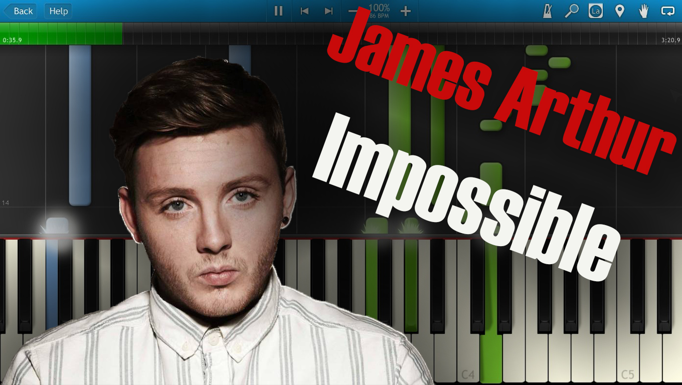 Impossible james. James arthur impossible.