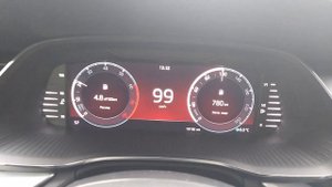 Расход топлива Октавия А8 1.4 АТ8 (100 км/ч)