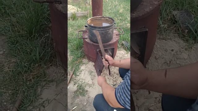 день железных дел.цементация обычной железяки.