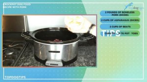 Recipe: Crockpot Dog Food Recipe with Pork