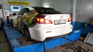 Lexus IS-F 5.0V8 dynotest