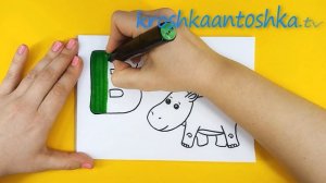 Рисуем Алфавит. Учим Буквы. Буква Б. Азбука для детей
