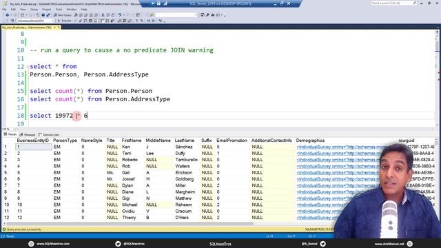 No Join Predicate Warning смотреть онлайн