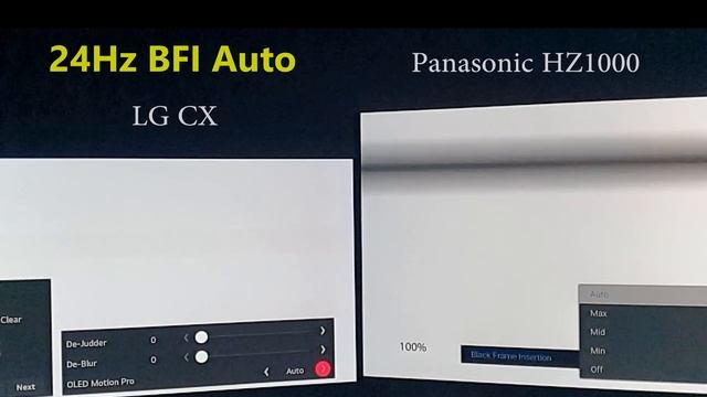 LG CX vs Panasonic HZ1000 (2020) OLED TV Comparison